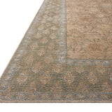Rifle Paper Co. x Loloi Edinburgh Sand / Green Rug RUGS - jute Loloi