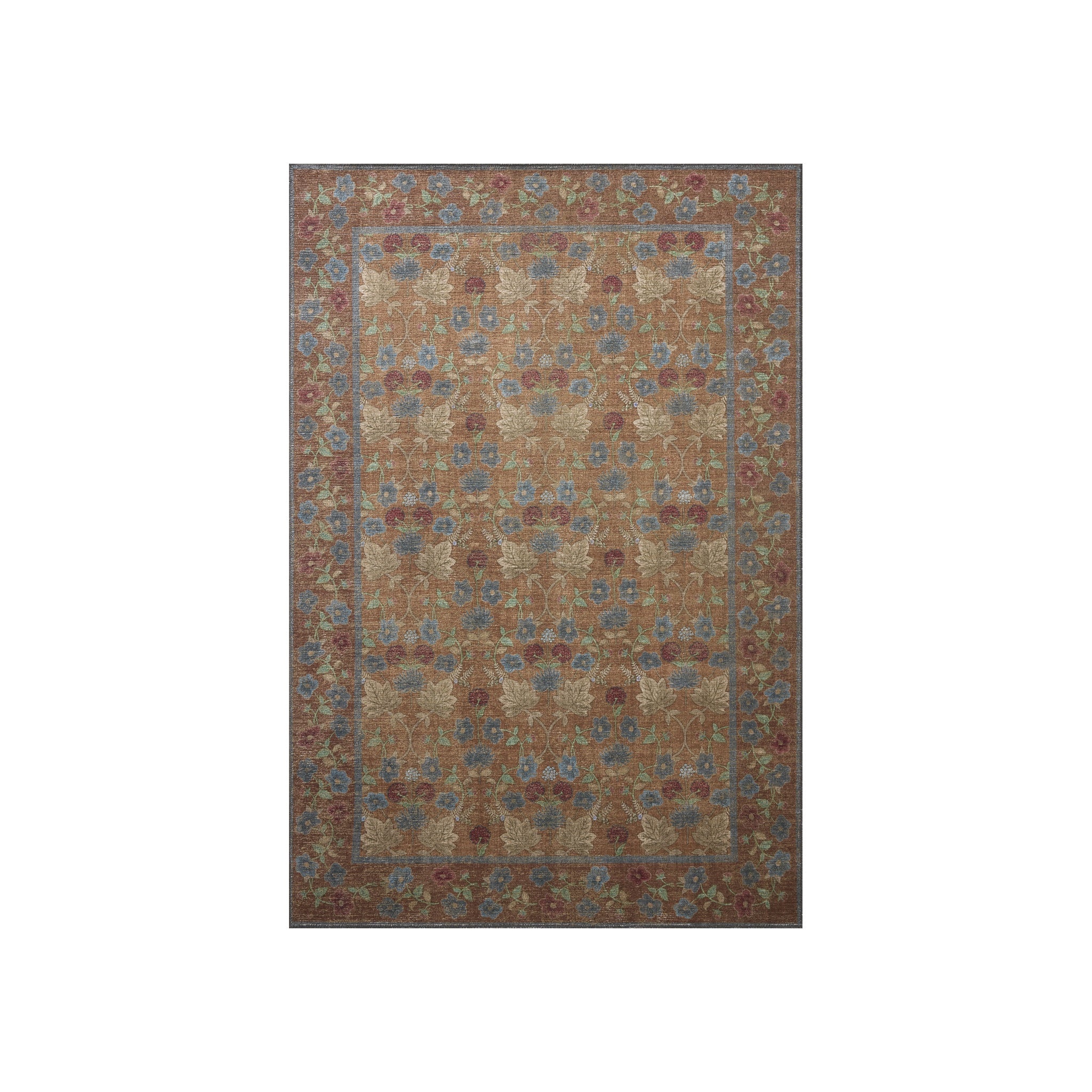 Rifle Paper Co. x Loloi Edinburgh Cinnamon / Multi Rug RUGS - jute Loloi 18" x 18"