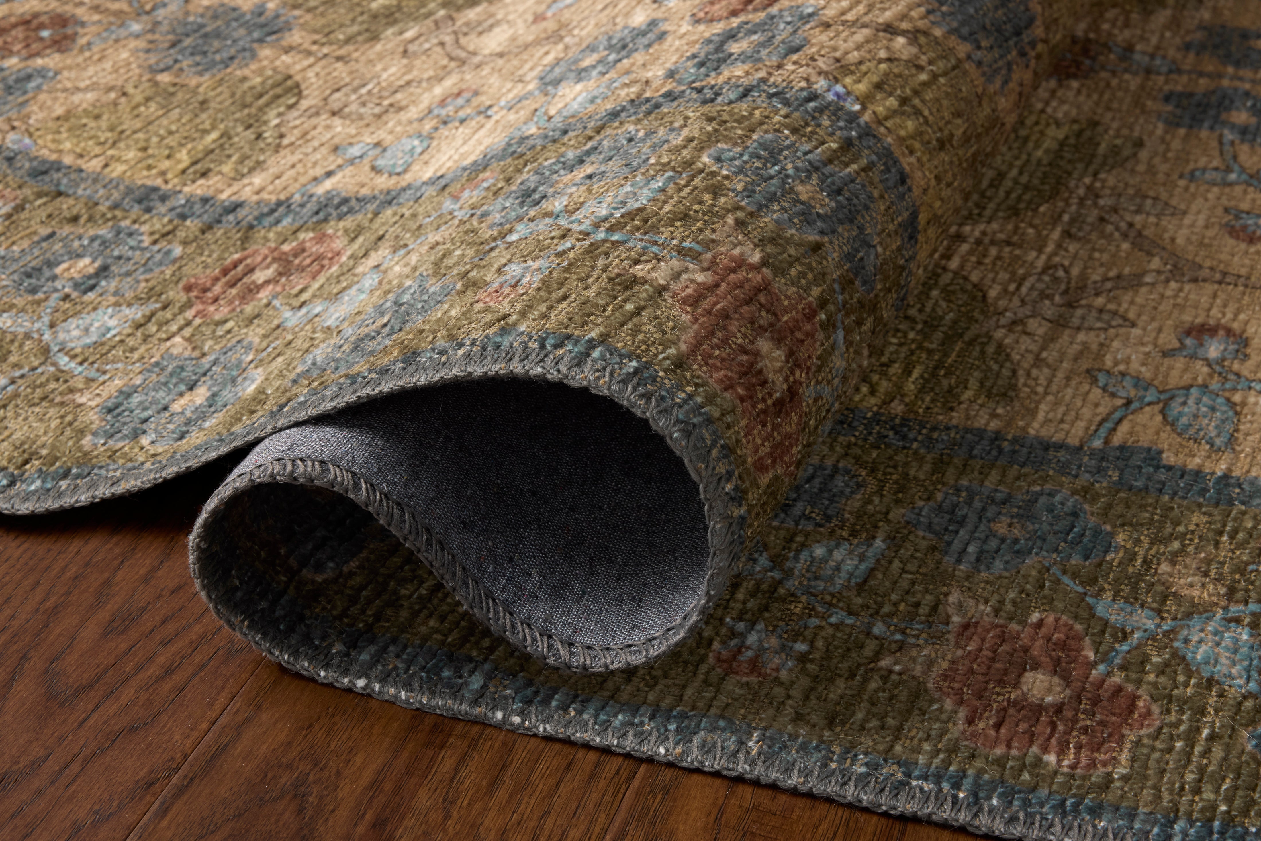Rifle Paper Co. x Loloi Edinburgh Tan / Olive Rug RUGS - jute Loloi