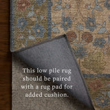 Rifle Paper Co. x Loloi Edinburgh Tan / Olive Rug RUGS - jute Loloi 18" x 18"