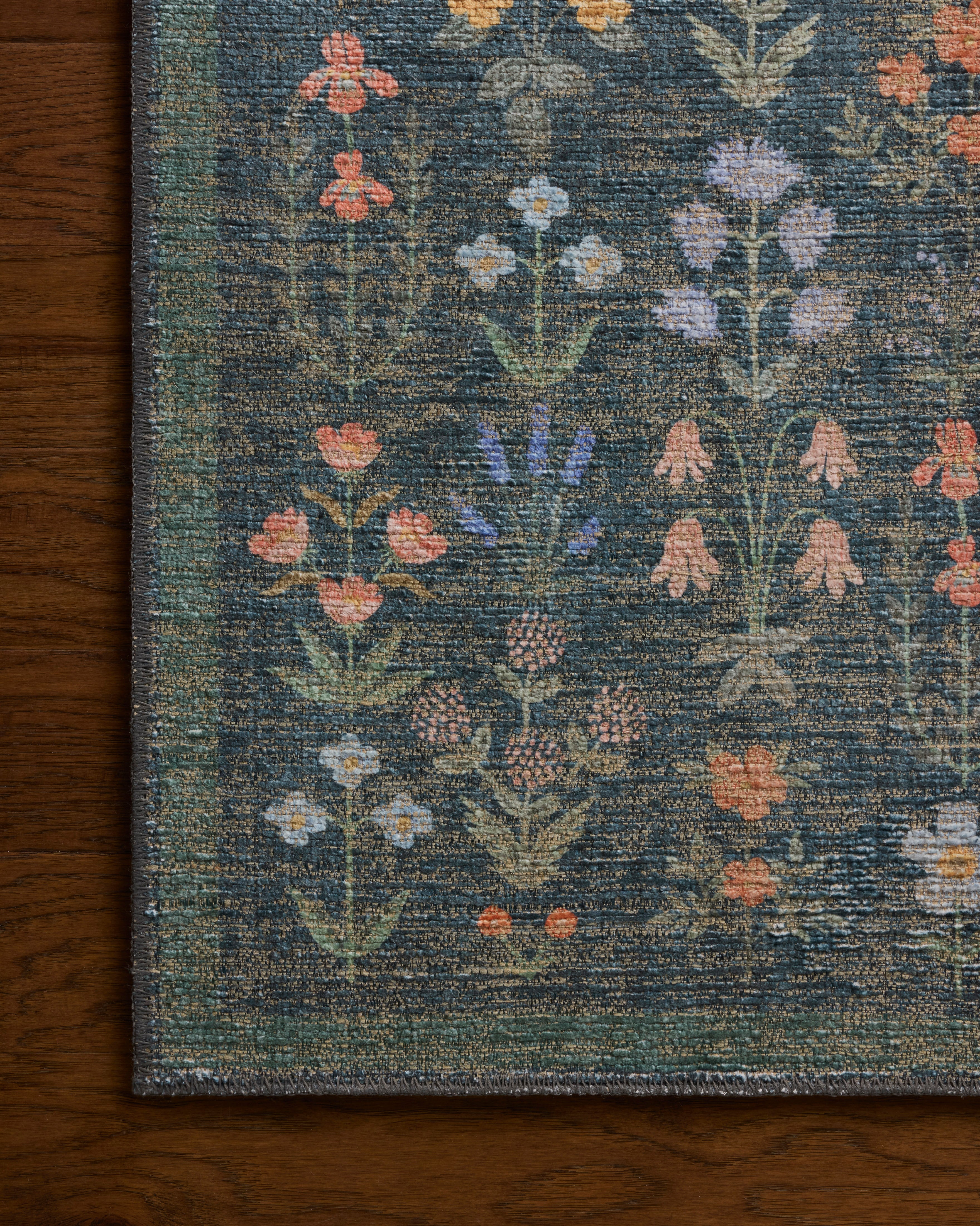 Rifle Paper Co. x Loloi Edinburgh Navy / Multi Rug RUGS - jute Loloi