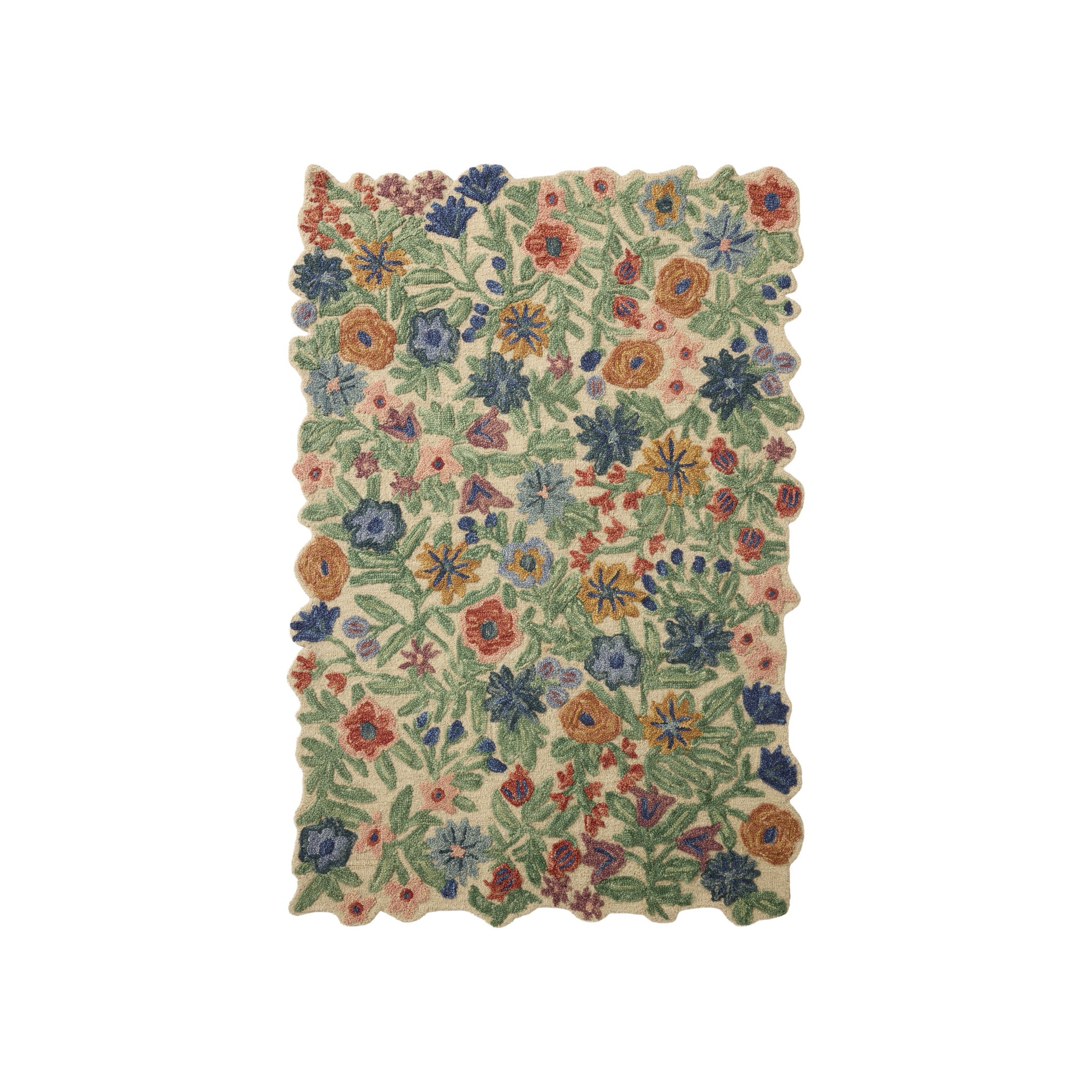 Rifle Paper Co. x Loloi Edith Ivory / Multi Rug RUGS - wool Loloi 18" x 18"