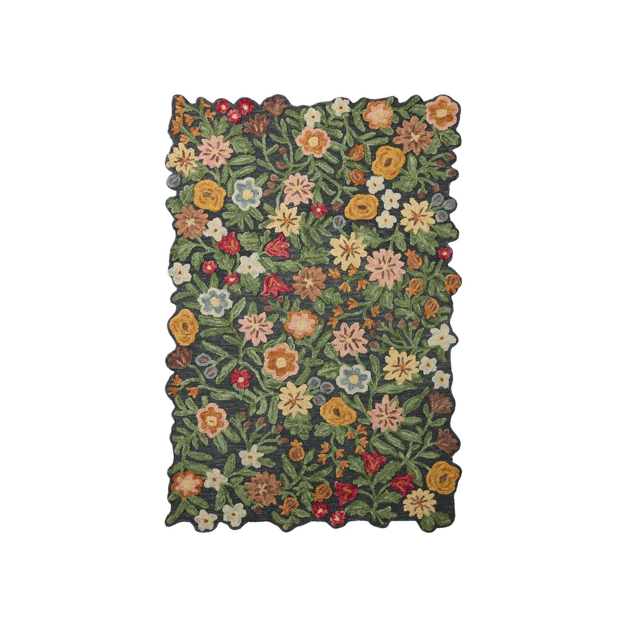 Rifle Paper Co. x Loloi Edith Navy / Multi Rug RUGS - wool Loloi 18" x 18"