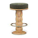 Nio Swivel Counter Stool FURNITURE - counter stool Moe's Furniture Green