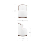 Rossi Swivel Dining Chair FURNITURE - dining chair Moe's Furniture