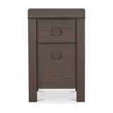 Loren Nightstand FURNITURE - nightstand Moe's Furniture Brown Small