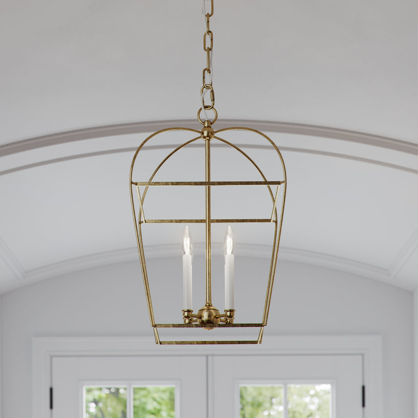 Stonington Medium Lantern LIGHTING - chandelier Visual Comfort