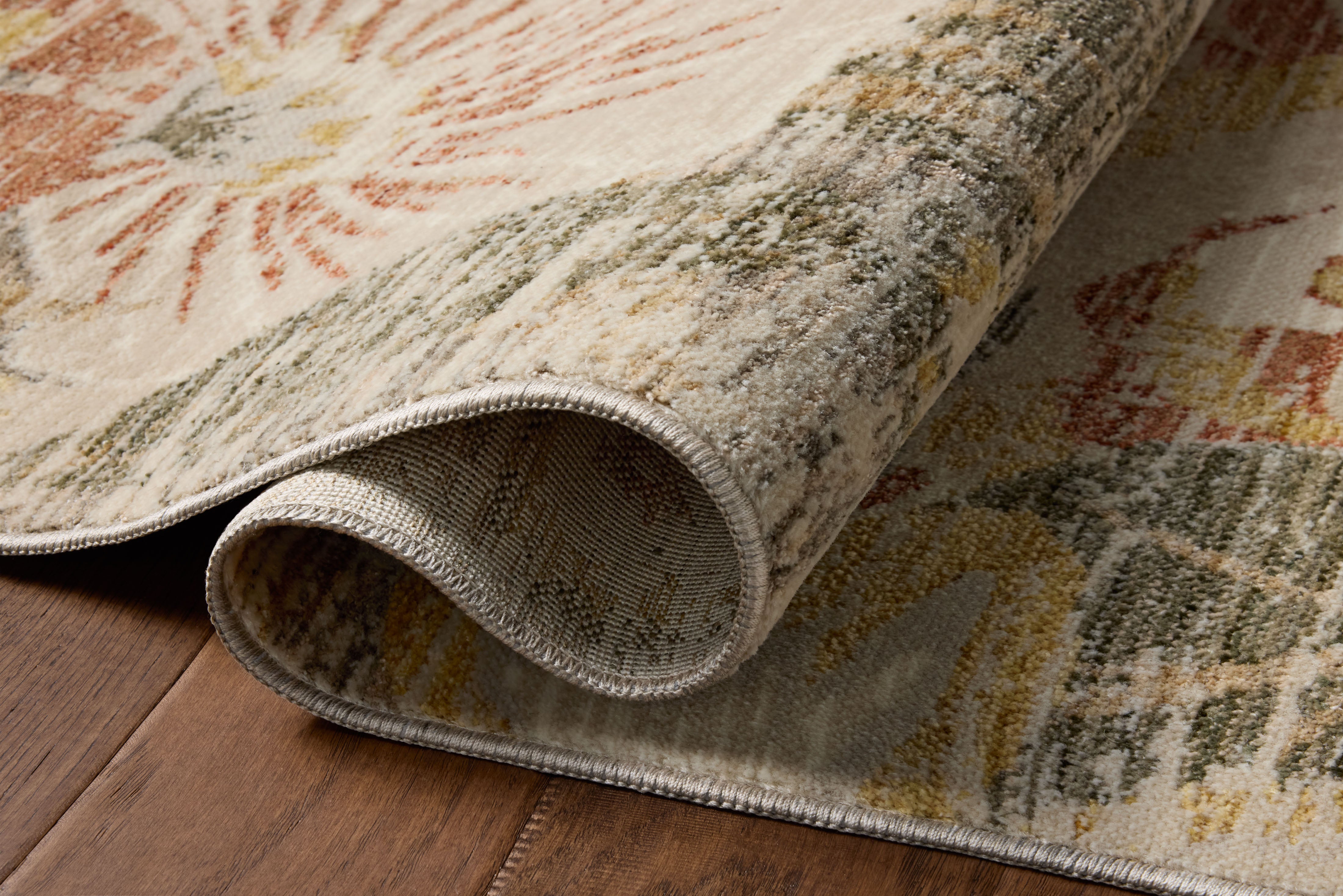 Loloi Eileen Natural / Sunrise Rug RUGS - synthetic Loloi 18" x 18" sample