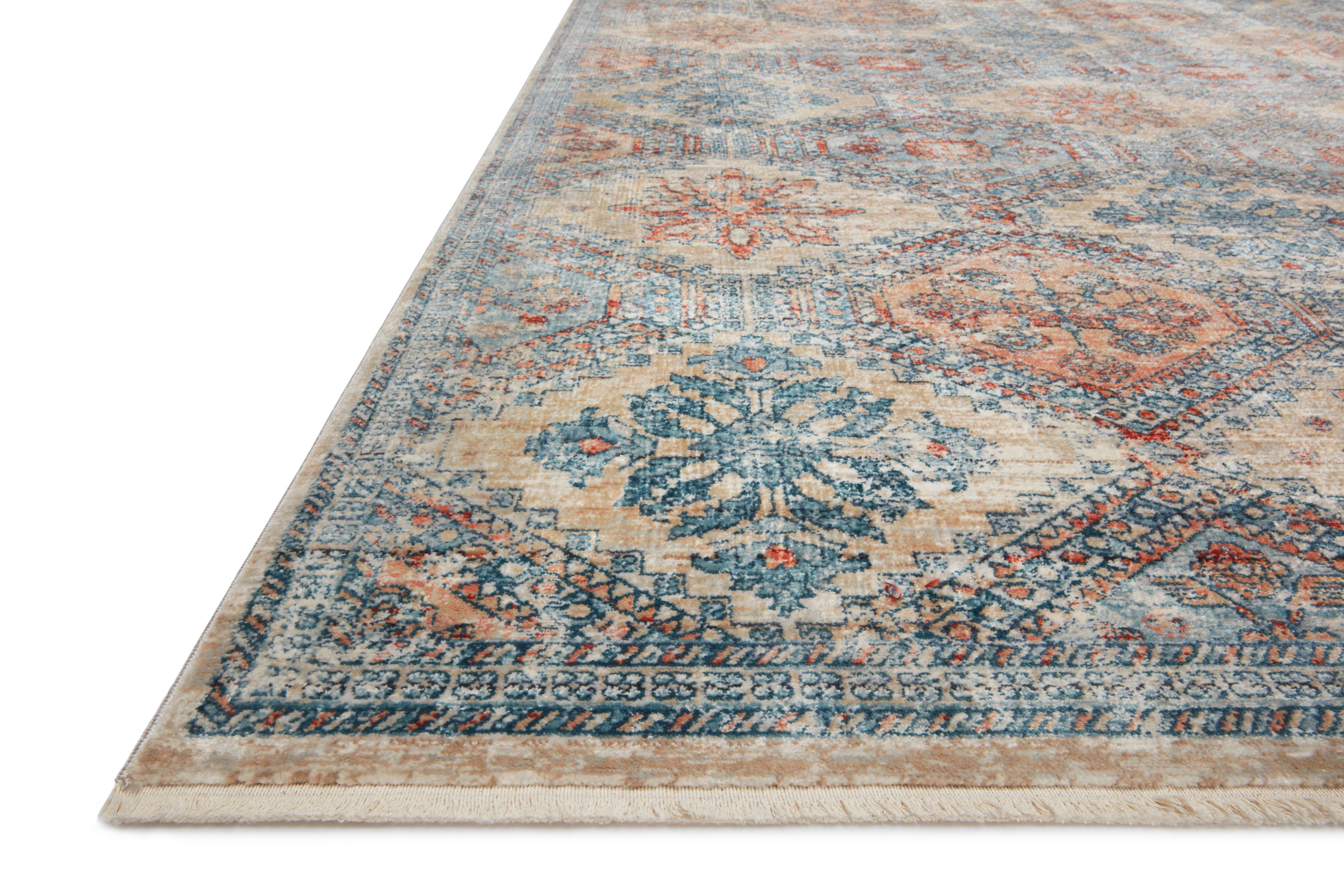 Magnolia Home By Joanna Gaines x Loloi Elise Multi / Blue Rug RUGS - synthetic Loloi