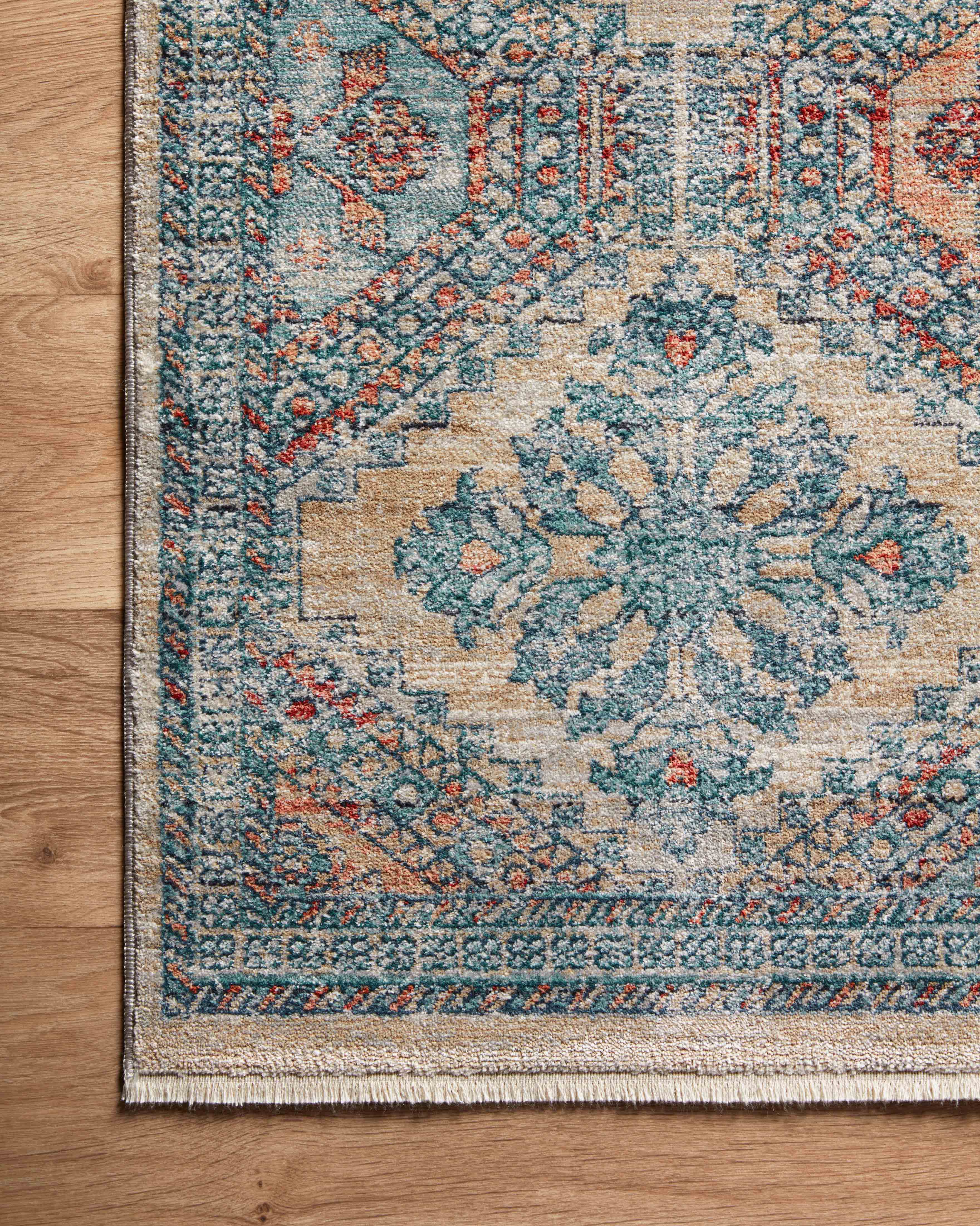 Magnolia Home By Joanna Gaines x Loloi Elise Multi / Blue Rug RUGS - synthetic Loloi