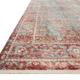 Magnolia Home By Joanna Gaines x Loloi Elise Sky / Red Rug RUGS - synthetic Loloi