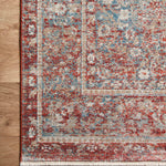 Magnolia Home By Joanna Gaines x Loloi Elise Sky / Red Rug RUGS - synthetic Loloi