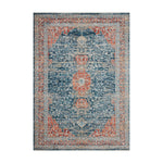 Magnolia Home By Joanna Gaines x Loloi Elise Navy / Red Rug RUGS - synthetic Loloi 18" x 18"