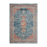 Magnolia Home By Joanna Gaines x Loloi Elise Navy / Red Rug RUGS - synthetic Loloi 18" x 18"