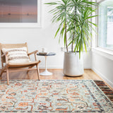 Loloi Elka Sky / Multi Rug RUGS - wool Loloi
