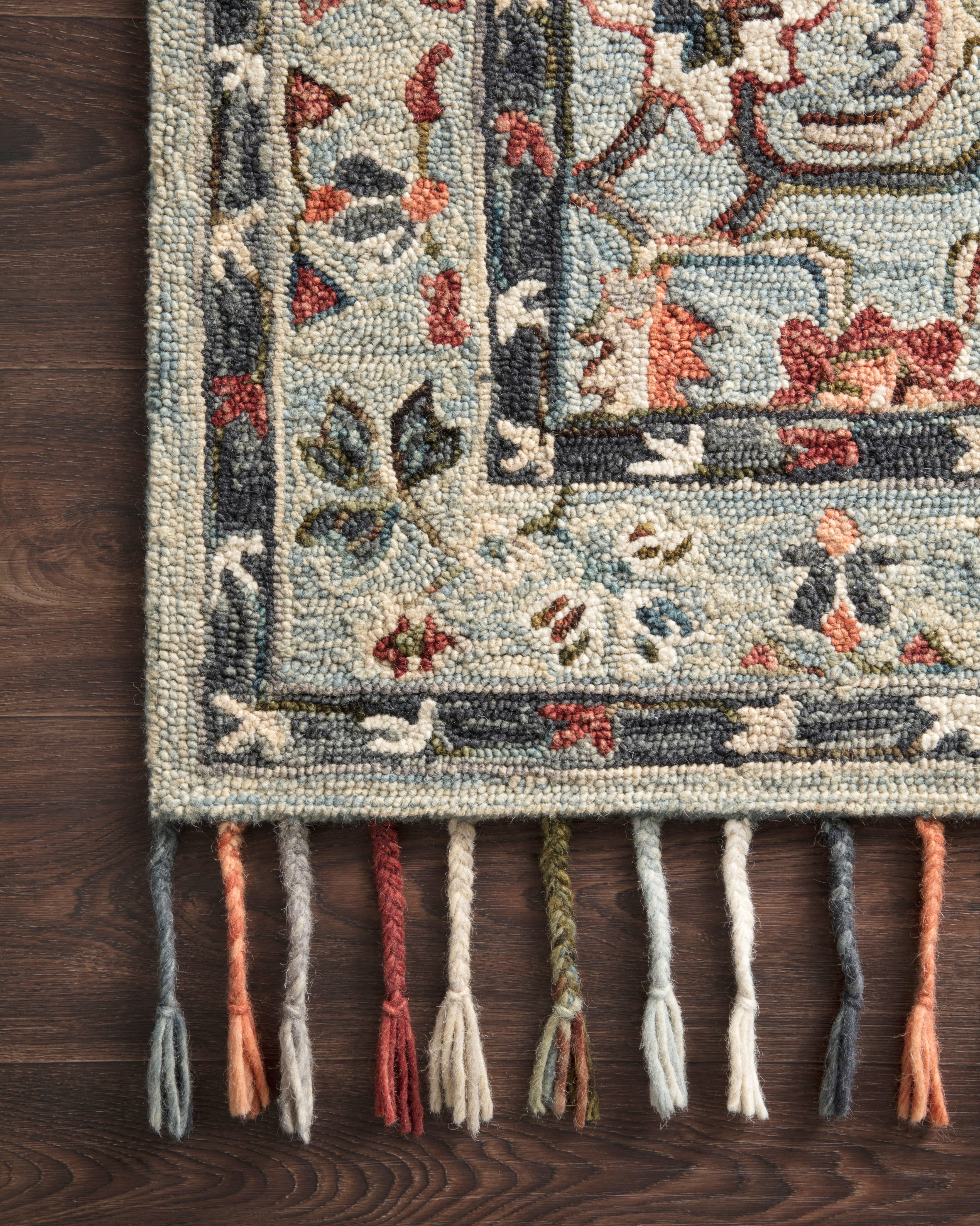 Loloi Elka Sky / Multi Rug RUGS - wool Loloi