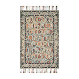 Loloi Elka Sky / Multi Rug RUGS - wool Loloi 18" x 18"