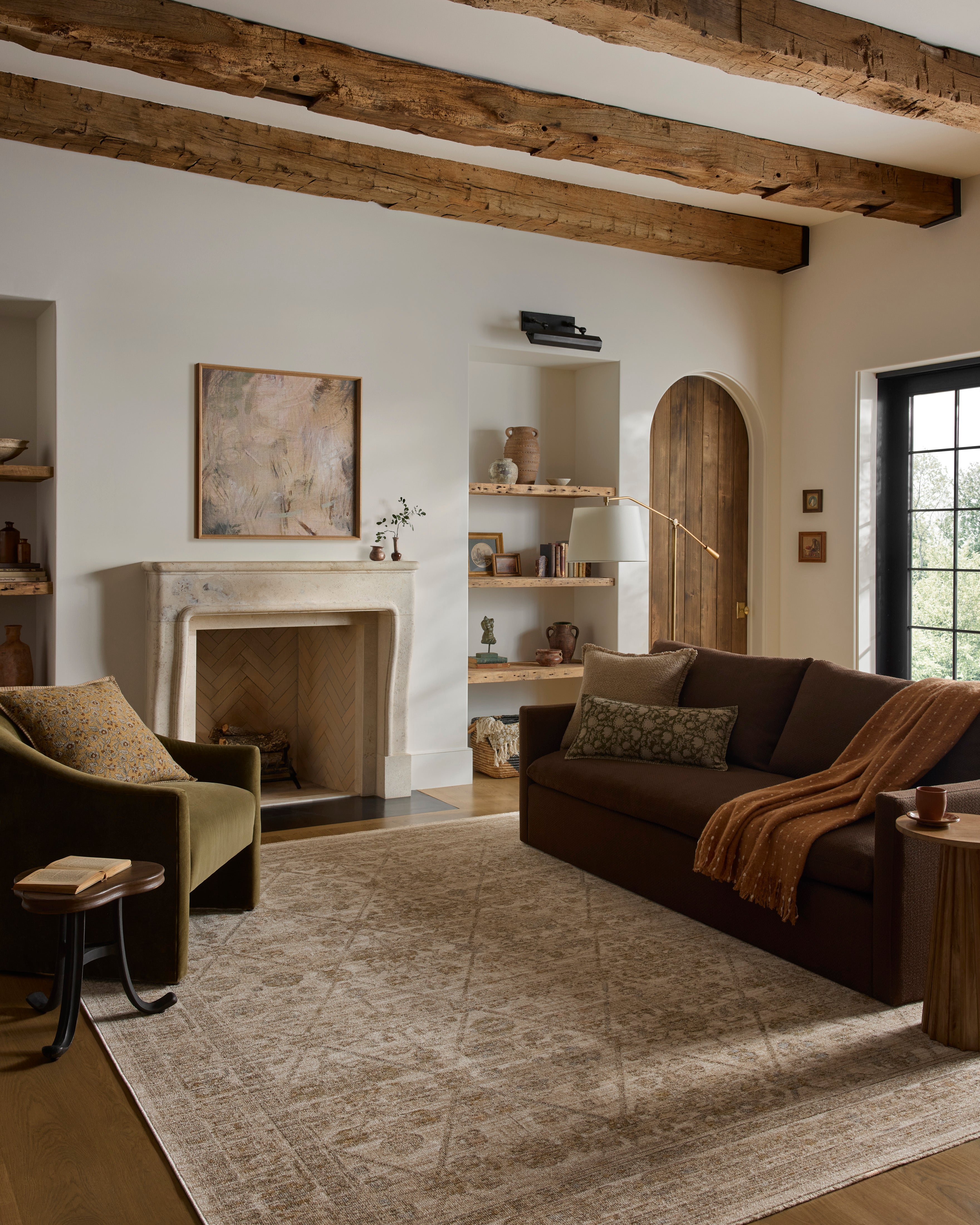 Loloi Elora Ivory / Multi Rug RUGS - synthetic Loloi