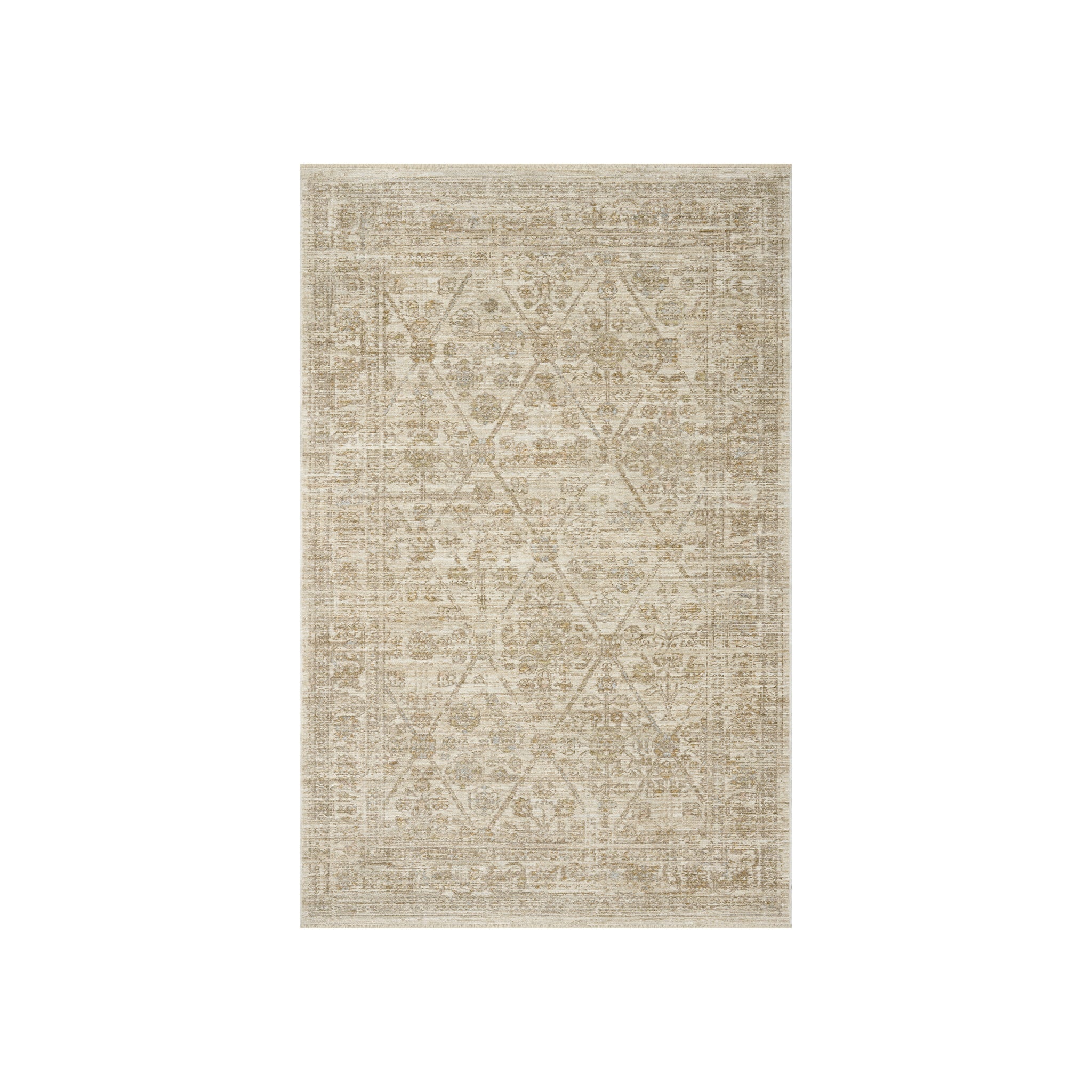 Loloi Elora Ivory / Multi Rug RUGS - synthetic Loloi 18" x 18"