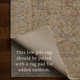 Loloi Elora Sky / Terracotta Rug RUGS - synthetic Loloi 18" x 18"
