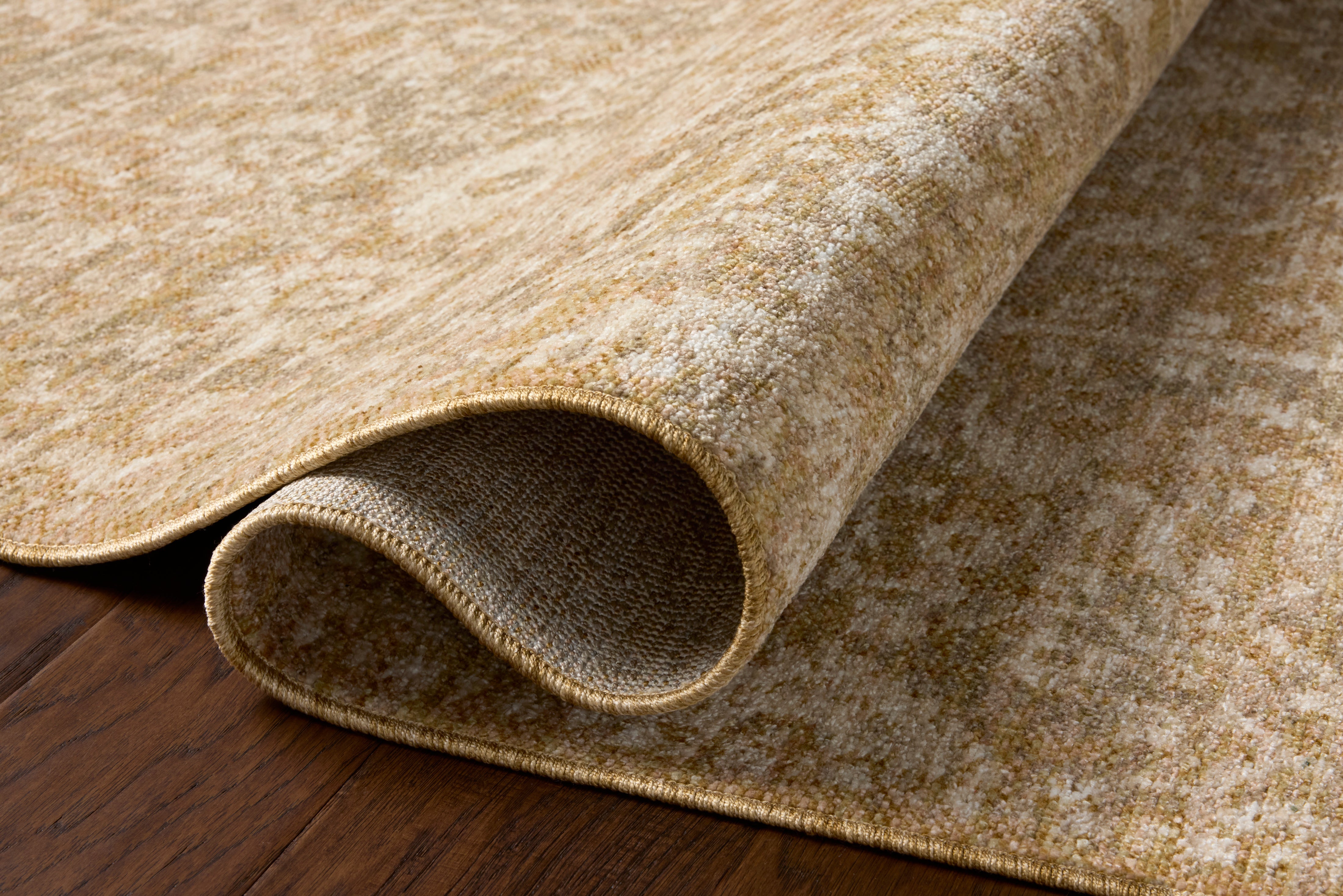 Loloi Elora Gold Natural Rug RUGS - synthetic Loloi