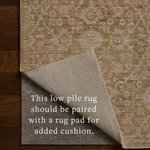 Loloi Elora Gold Natural Rug RUGS - synthetic Loloi 18" x 18"
