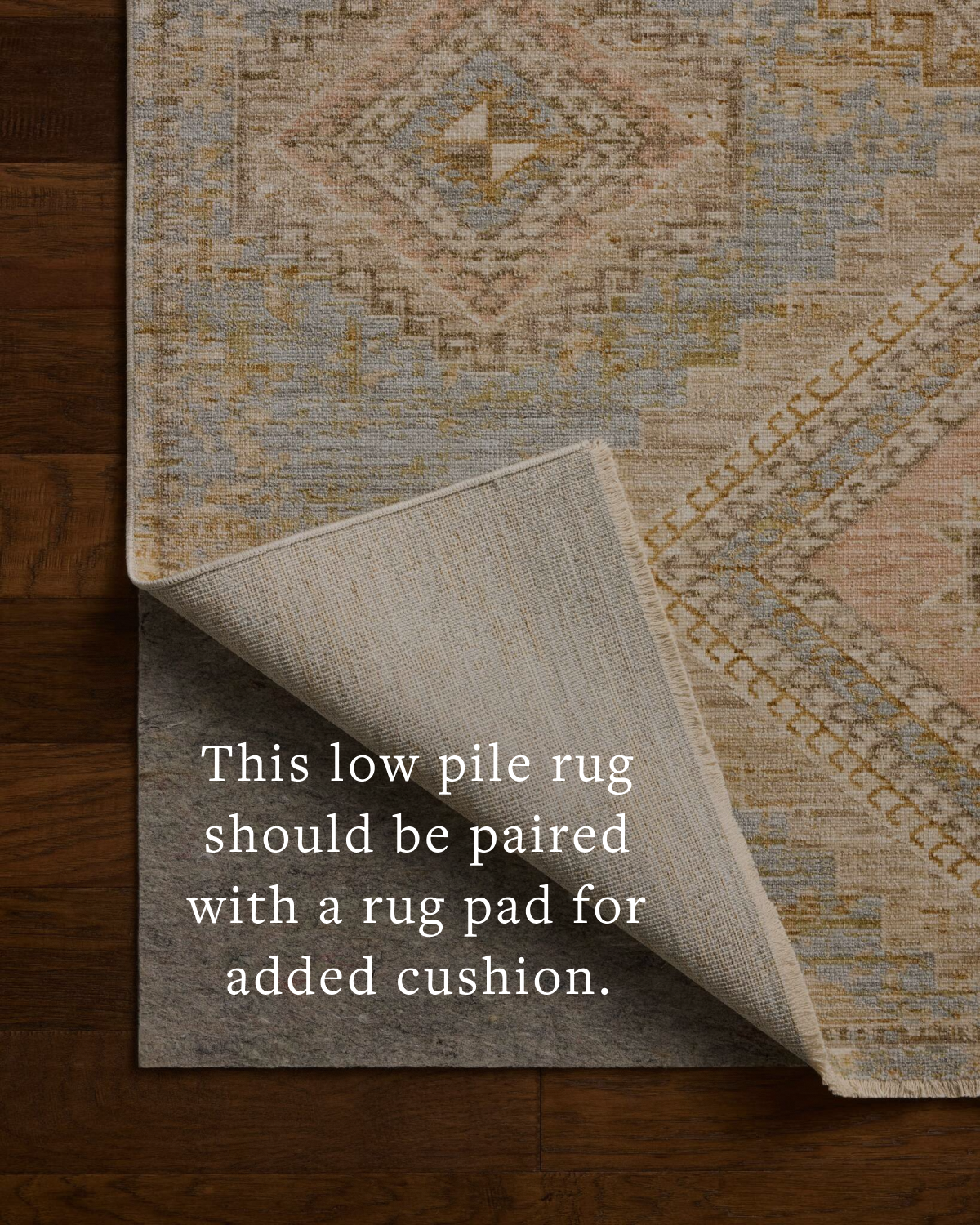 Loloi Elora Sky / Multi Rug RUGS - synthetic Loloi 18" x 18"