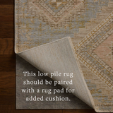 Loloi Elora Sky / Multi Rug RUGS - synthetic Loloi 18" x 18"