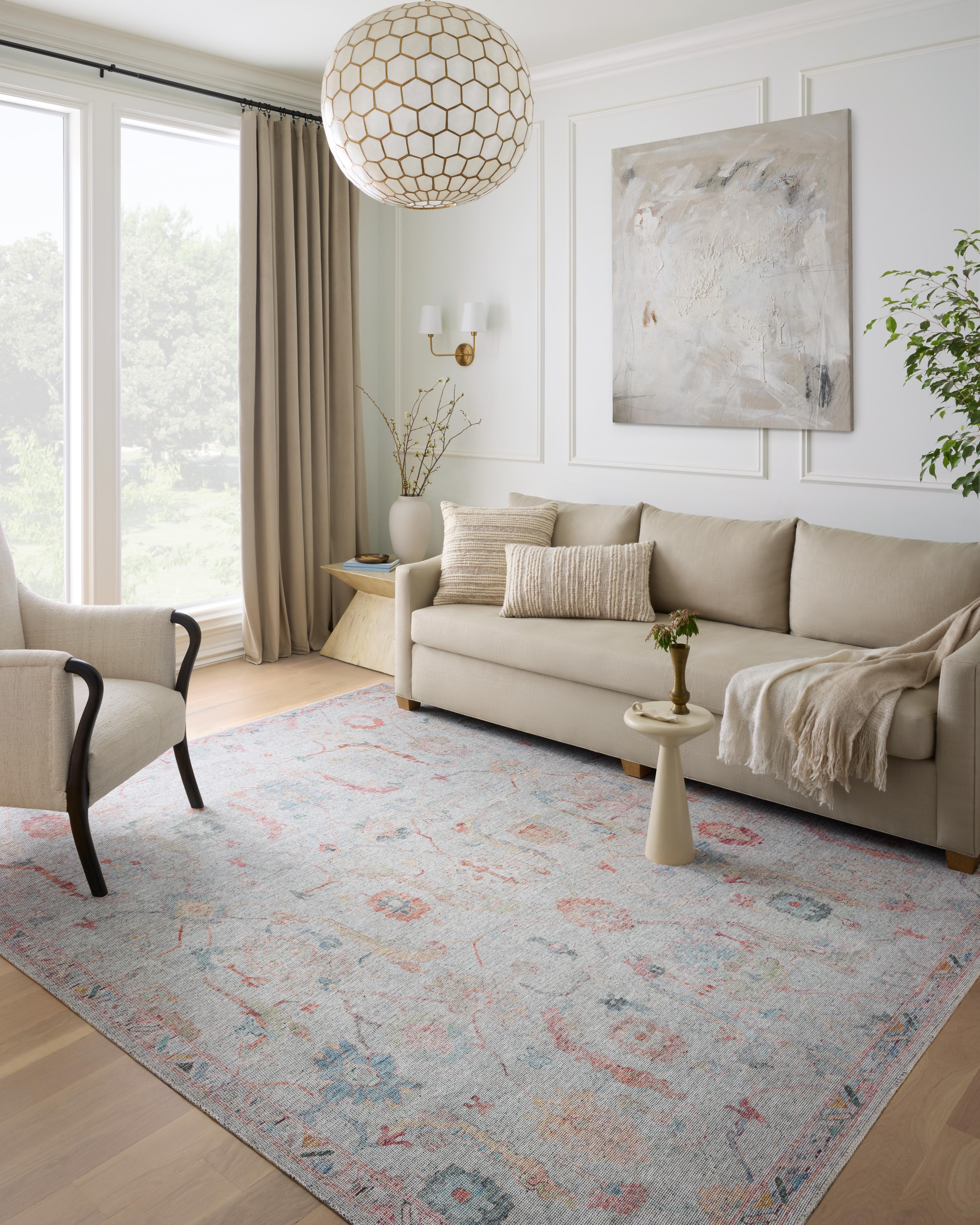 Loloi Elysium Pebble / Multi Rug RUGS - synthetic Loloi