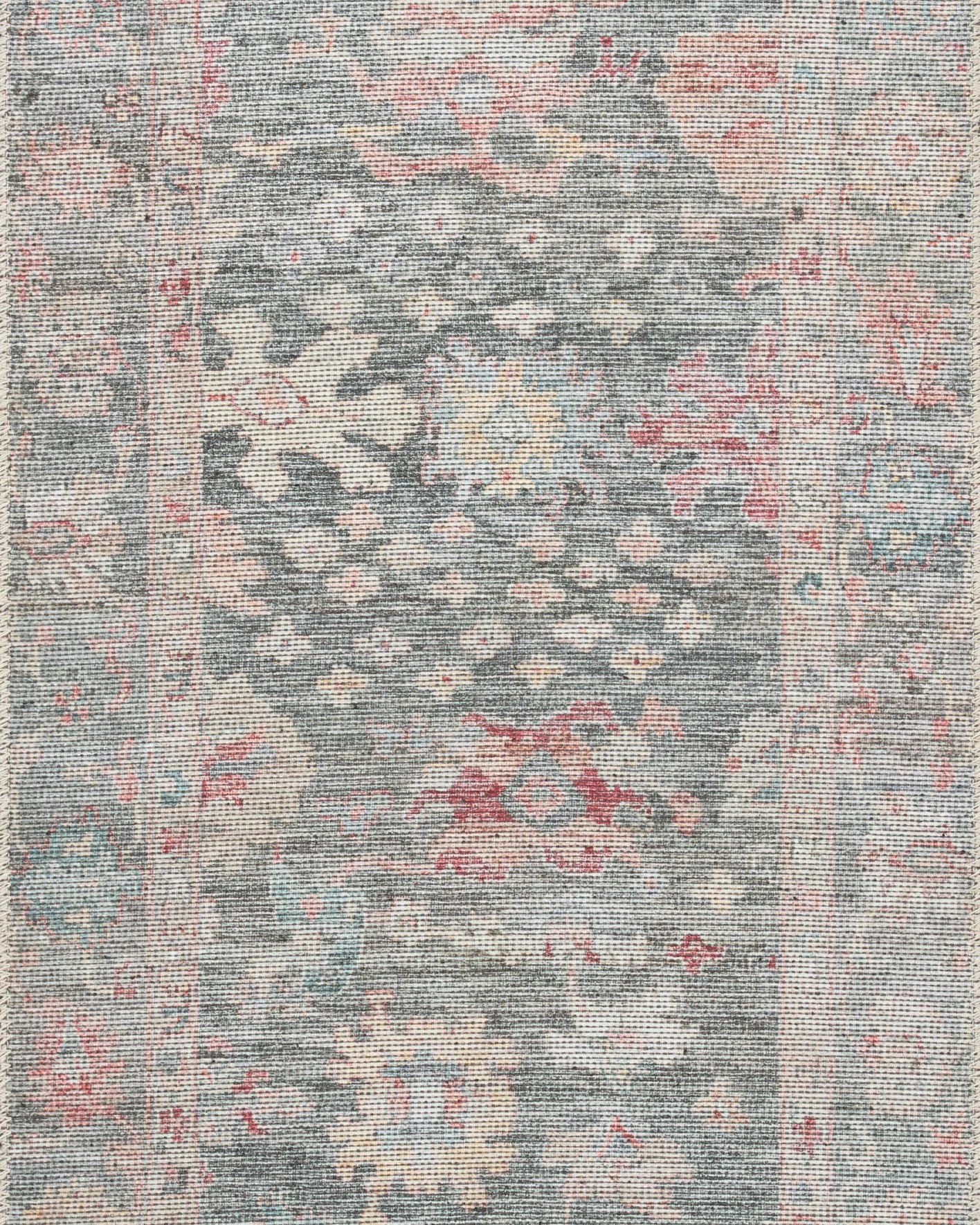 Loloi Elysium Graphite / Multi Rug RUGS - synthetic Loloi