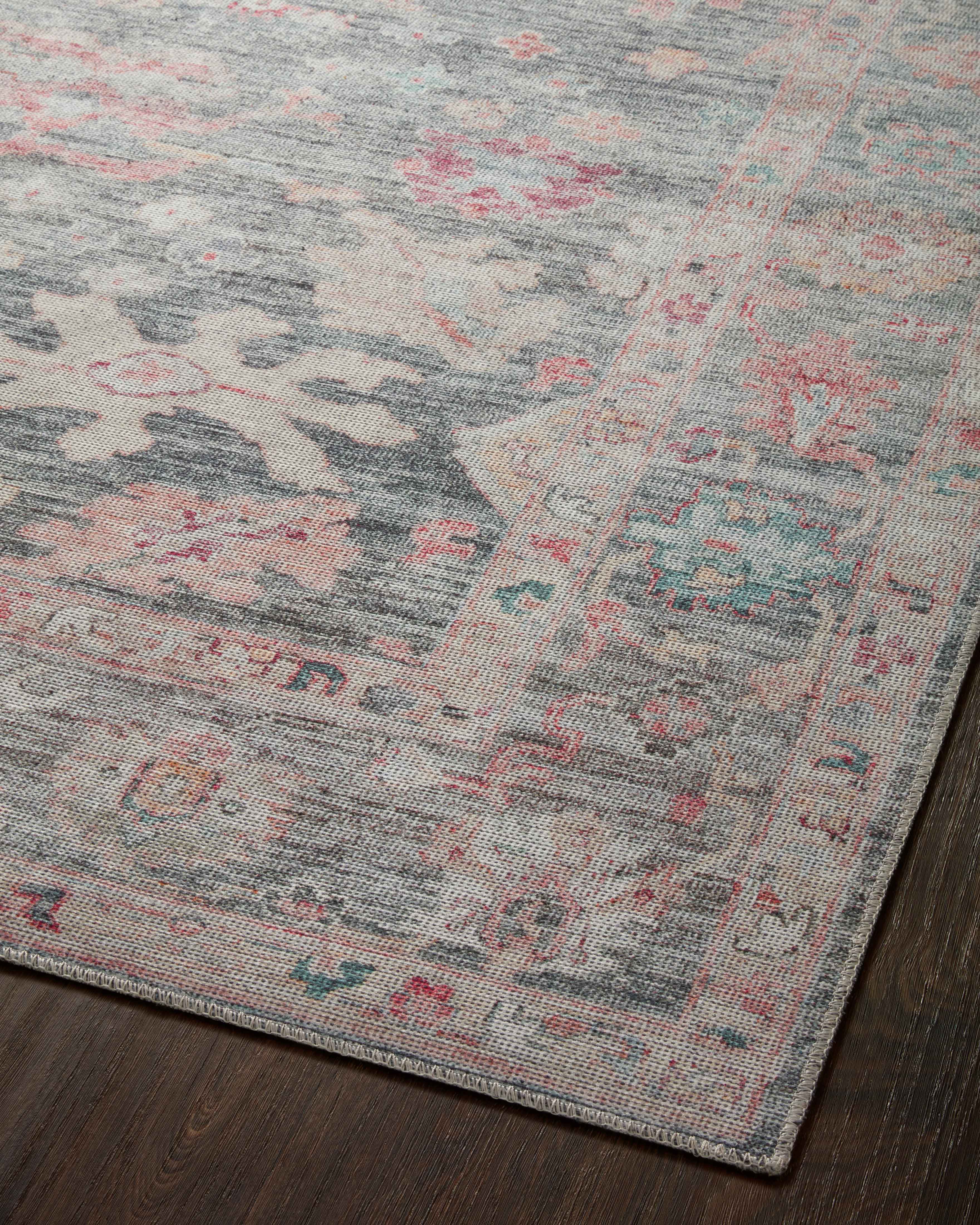 Loloi Elysium Graphite / Multi Rug RUGS - synthetic Loloi