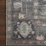 Loloi Elysium Charcoal / Multi Rug RUGS - synthetic Loloi