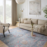 Loloi Elysium Denim / Multi Rug RUGS - synthetic Loloi