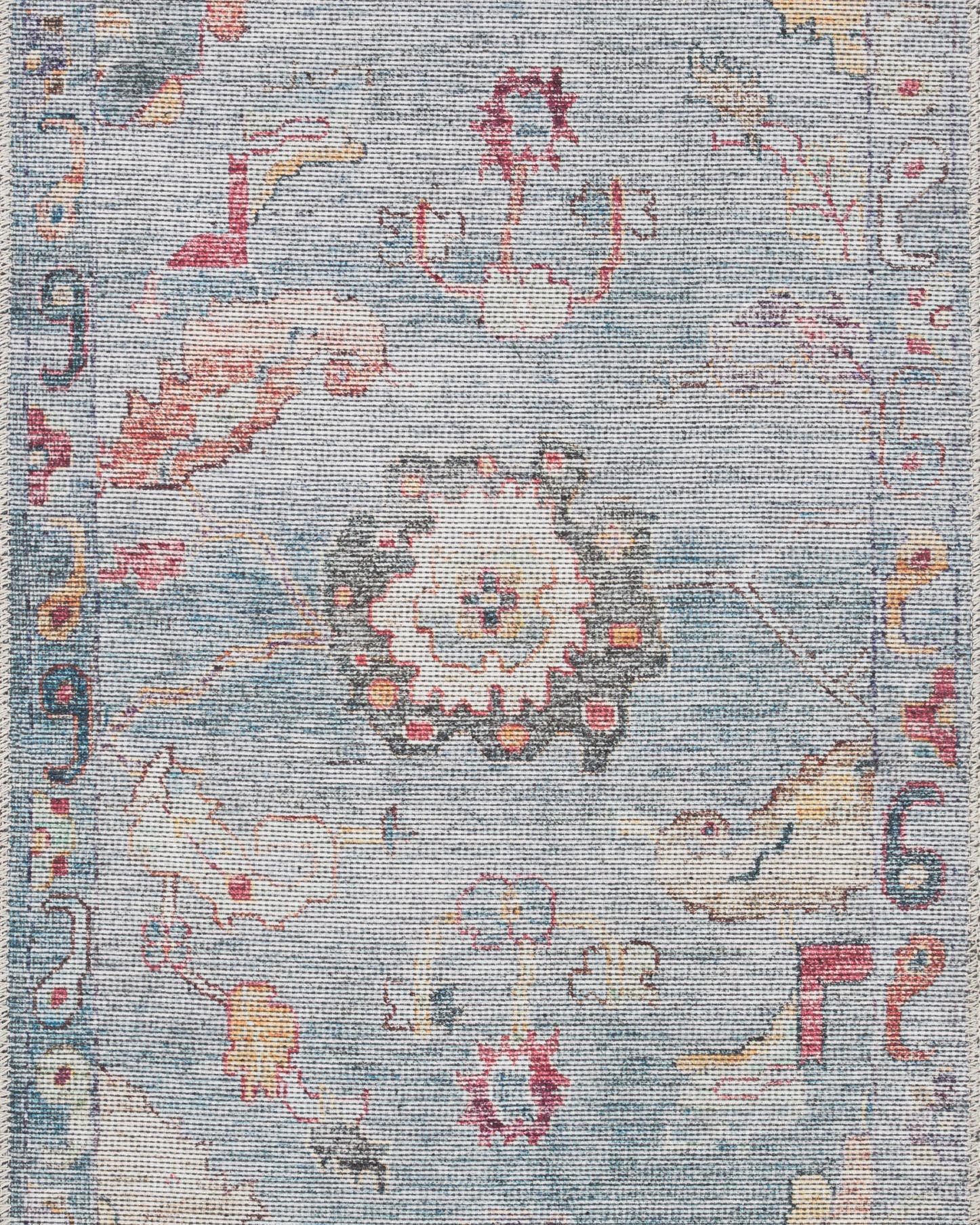 Loloi Elysium Denim / Multi Rug RUGS - synthetic Loloi