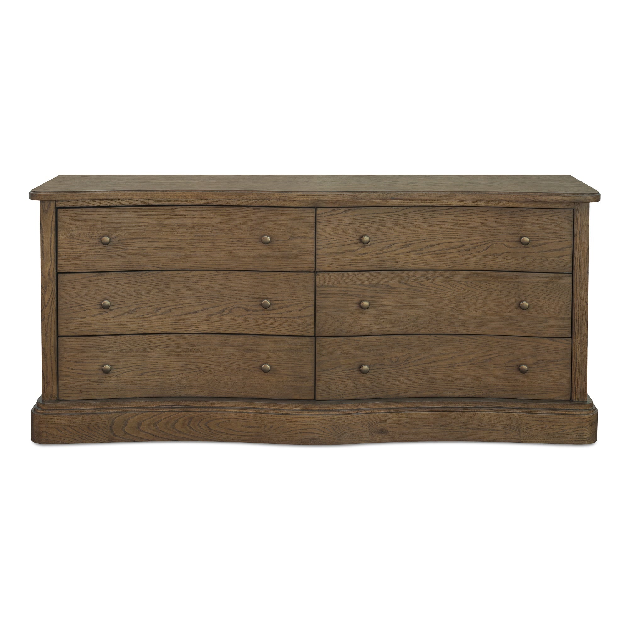 Clarence 6 Drawer Dresser FURNITURE - dresser Moe's Furniture Brown