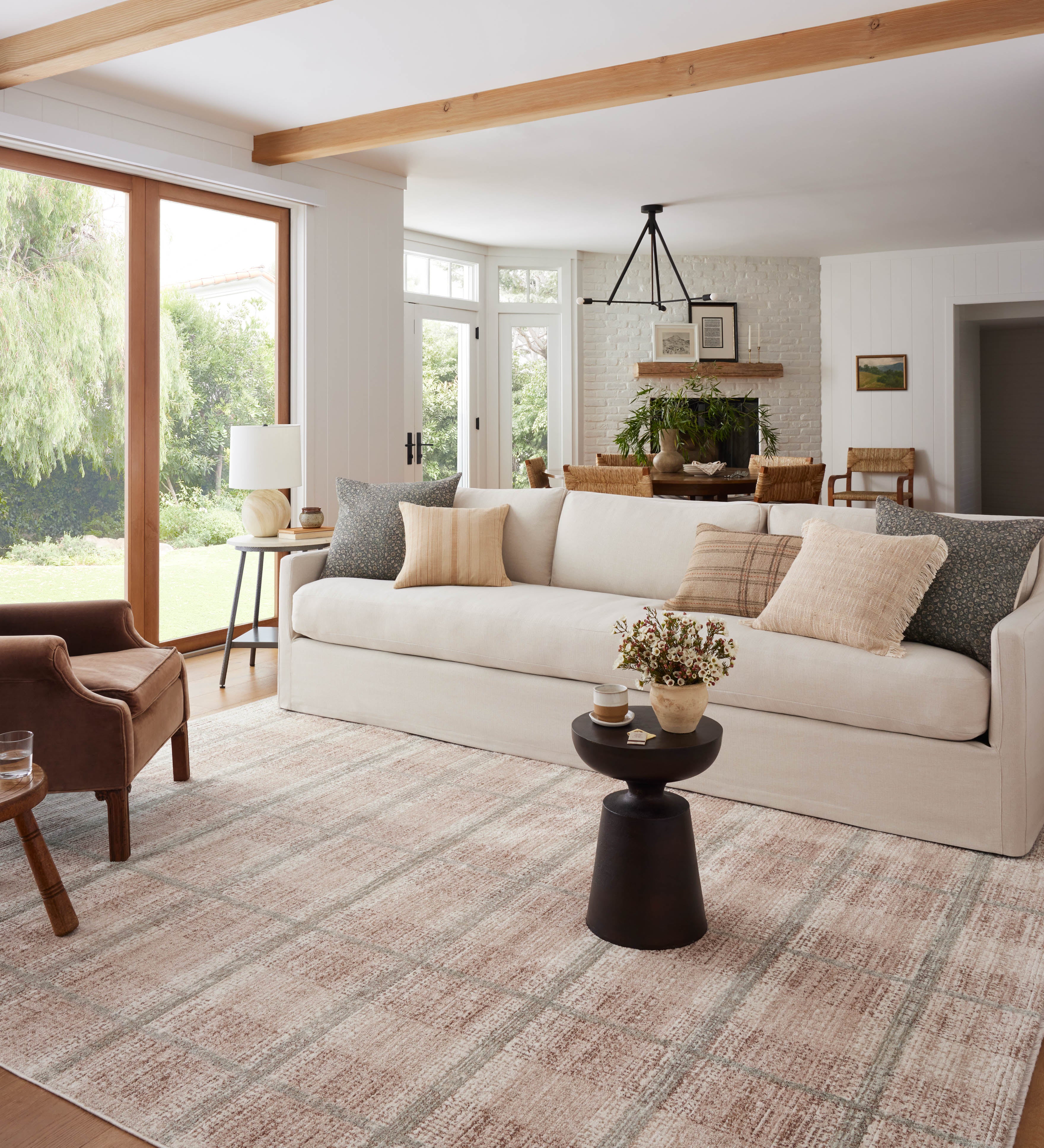 Angela Rose x Loloi Ember Clay / Mist Rug 0-RUGS-patterned Loloi