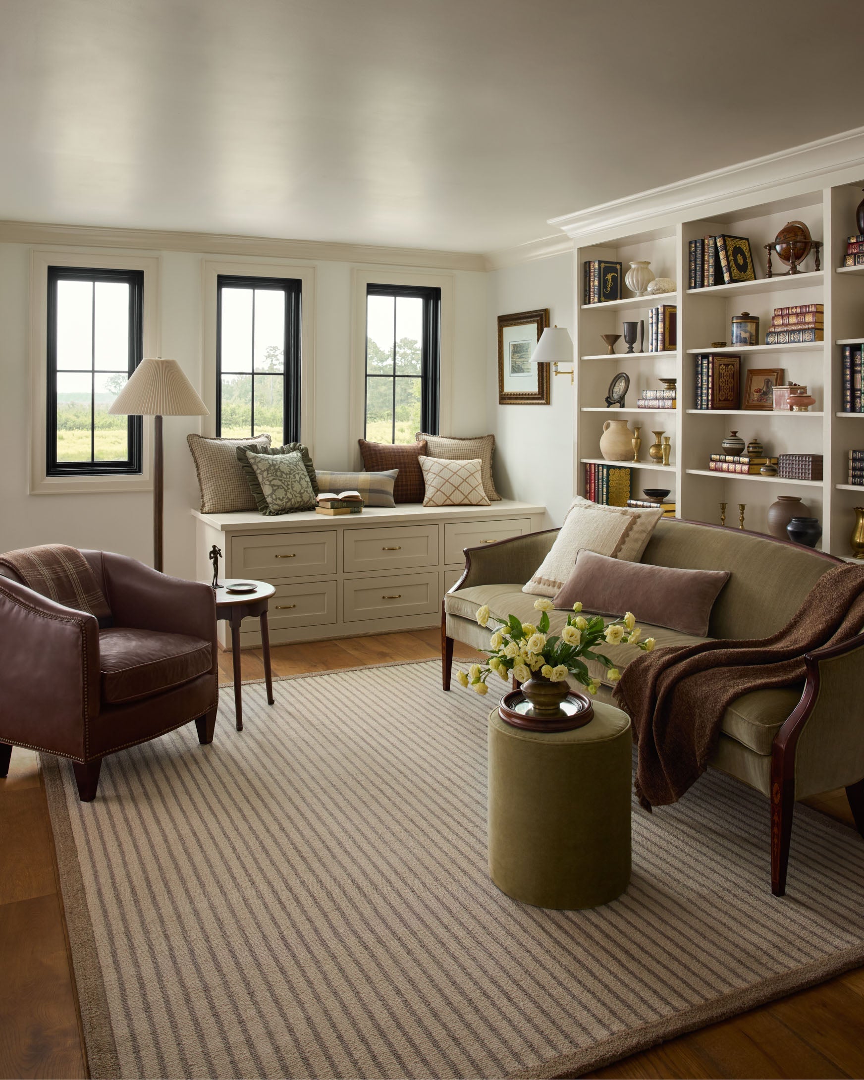 Chris Loves Julia x Loloi Emmeline Bone / Ash Rug - Rug & Weave