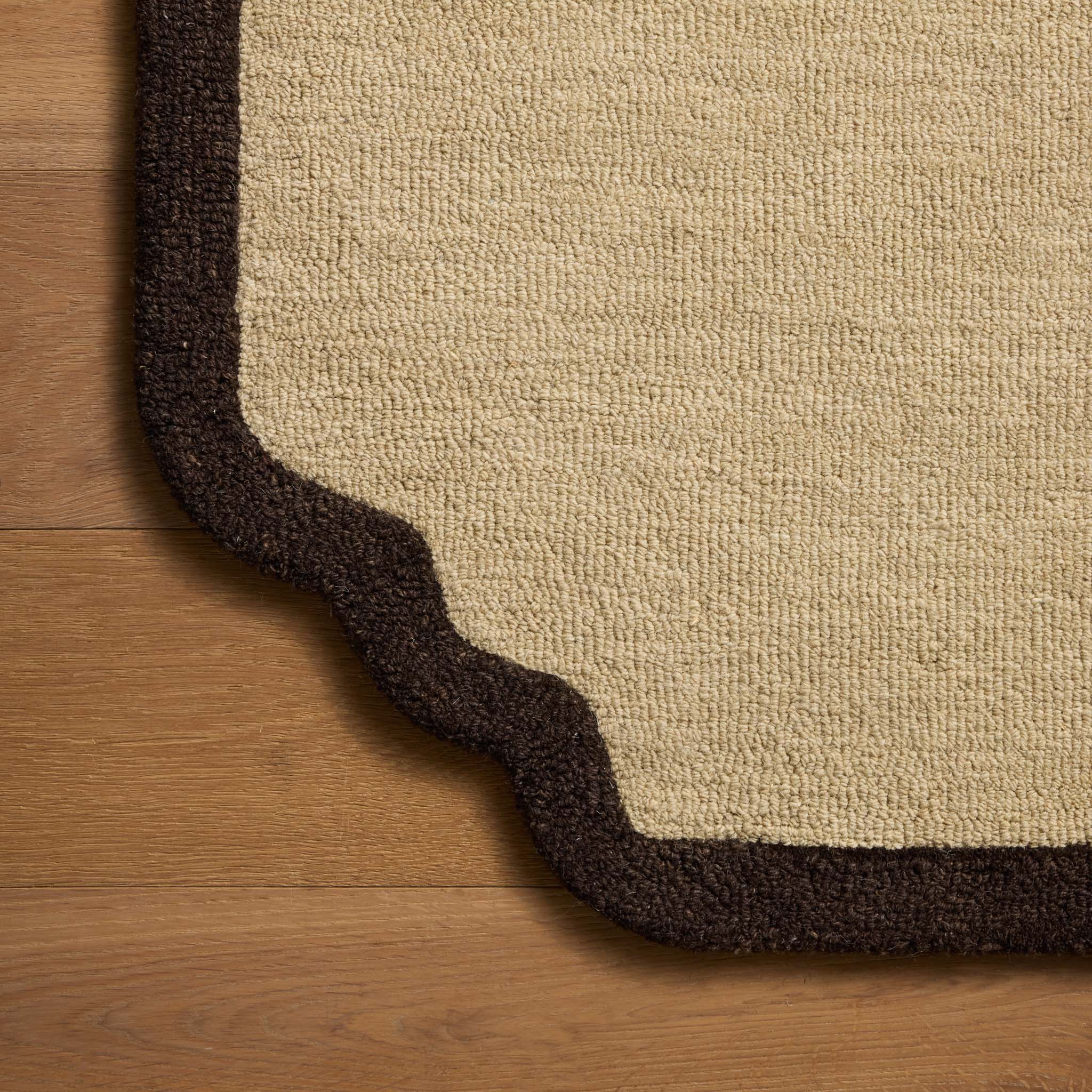 Chris Loves Julia x Loloi Emmeline Linen / Espresso Rug - Rug & Weave