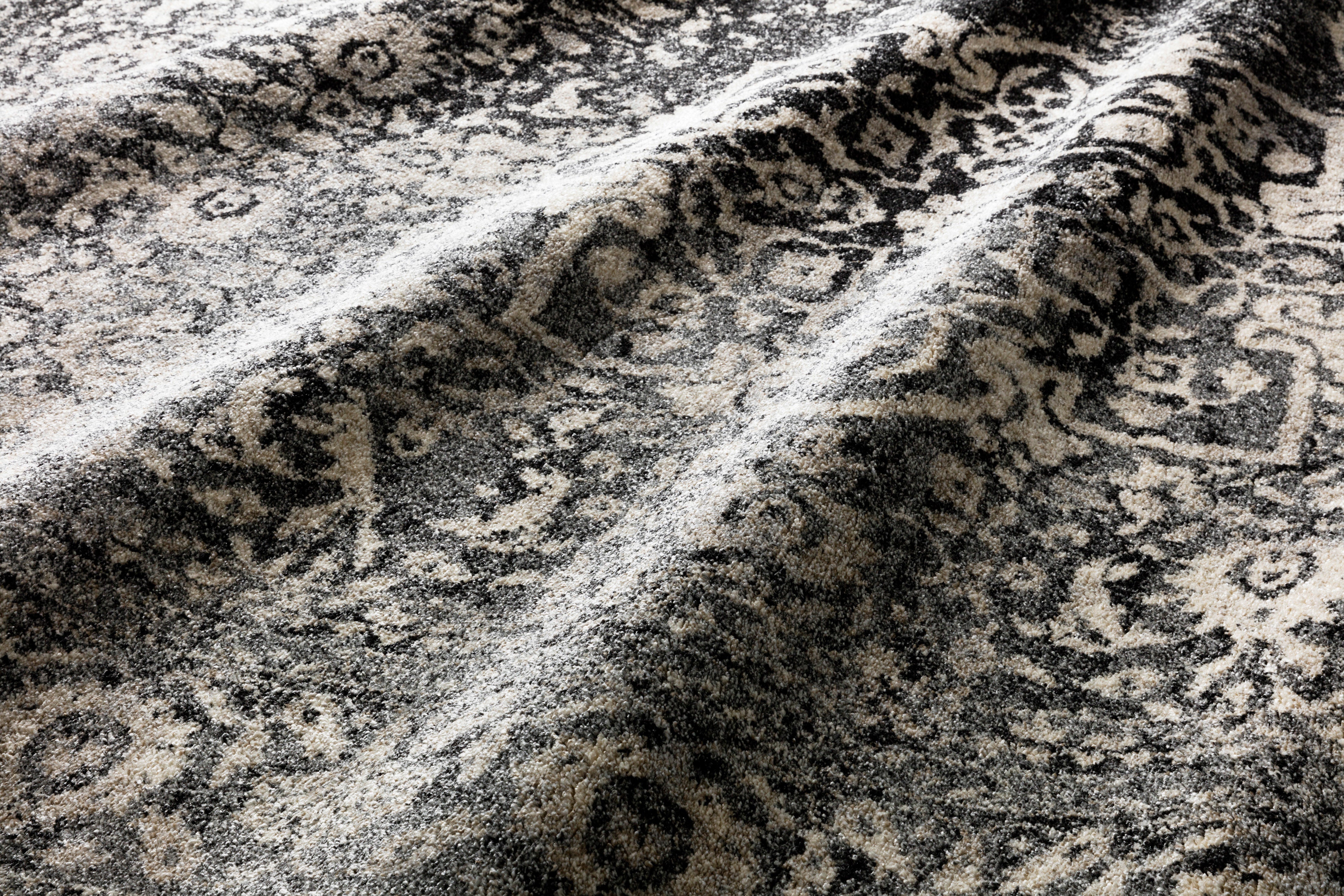 Loloi Emory Black / Ivory Rug No.1 RUGS - synthetic Loloi