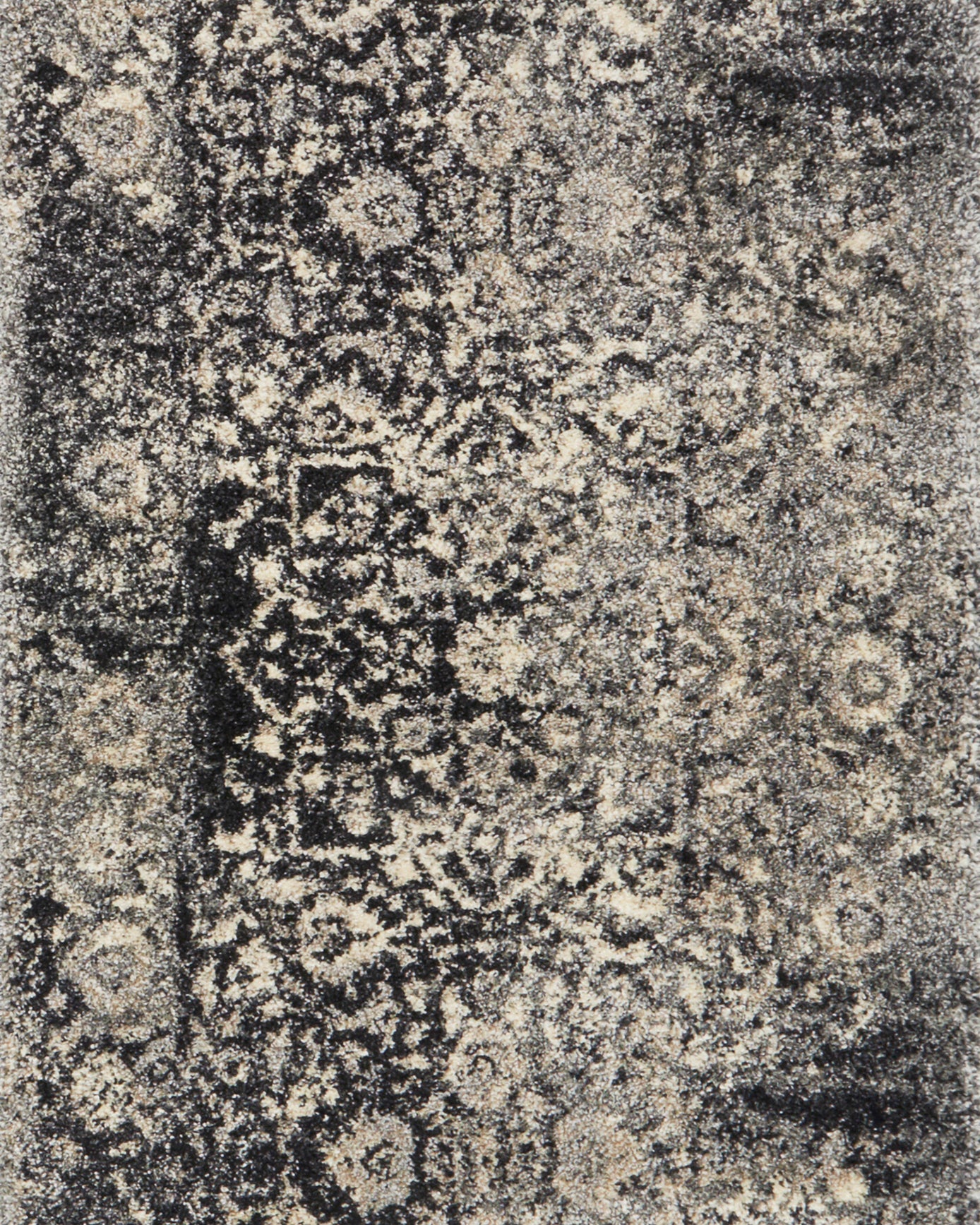 Loloi Emory Black / Ivory Rug No.1 RUGS - synthetic Loloi