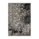 Loloi Emory Black / Ivory Rug No.1 RUGS - synthetic Loloi 18" x 18"