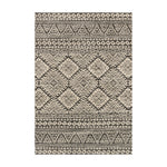 Loloi Emory Graphite / Ivory Rug RUGS - synthetic Loloi 3'10" x 5'7"