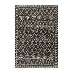 Loloi Emory Black / Ivory Rug No.2 RUGS - synthetic Loloi 18" x 18"