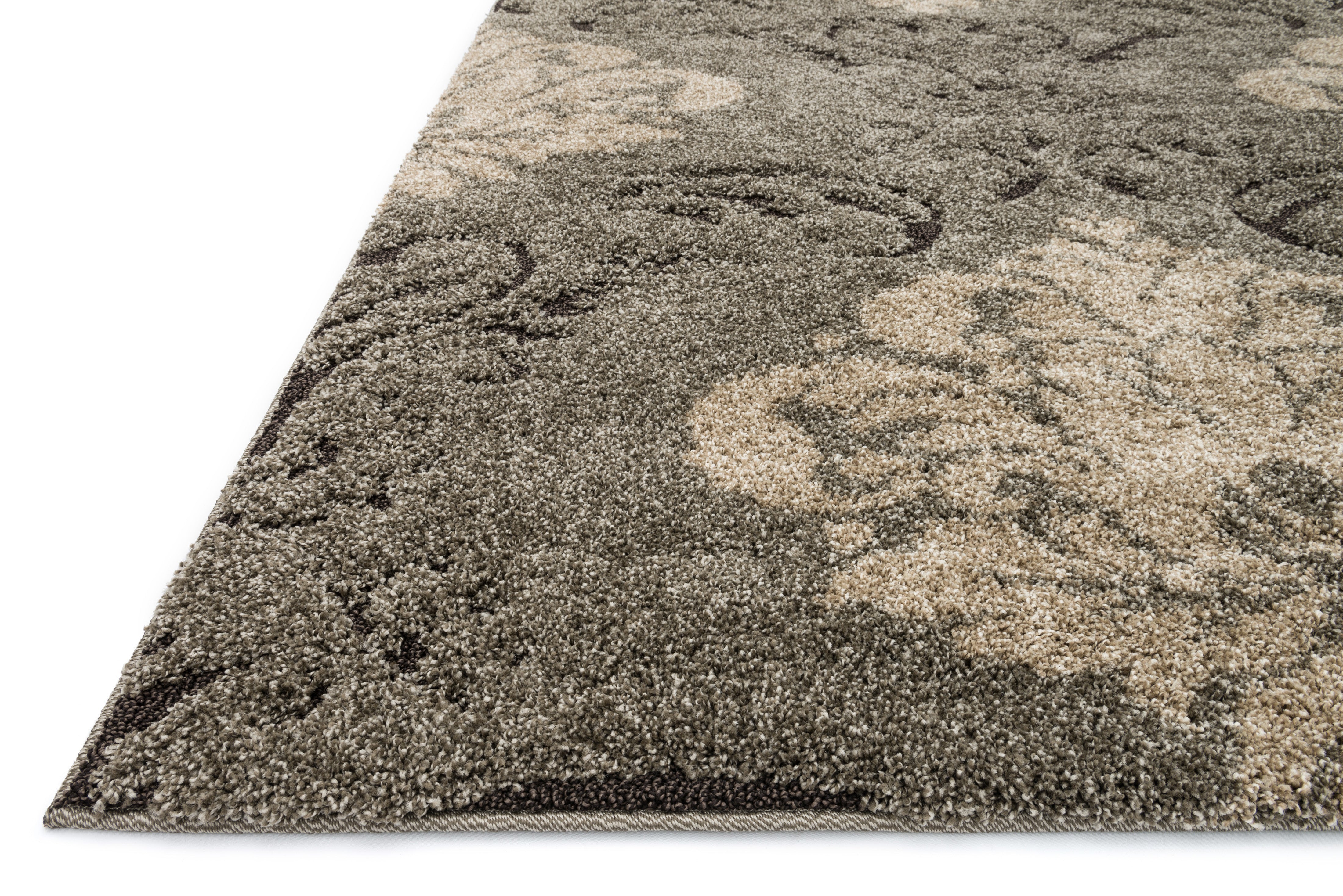 Loloi Enchant Smoke / Beige Rug RUGS - synthetic Loloi