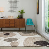 Loloi Enchant Ivory / Multi Square Rug RUGS - synthetic Loloi