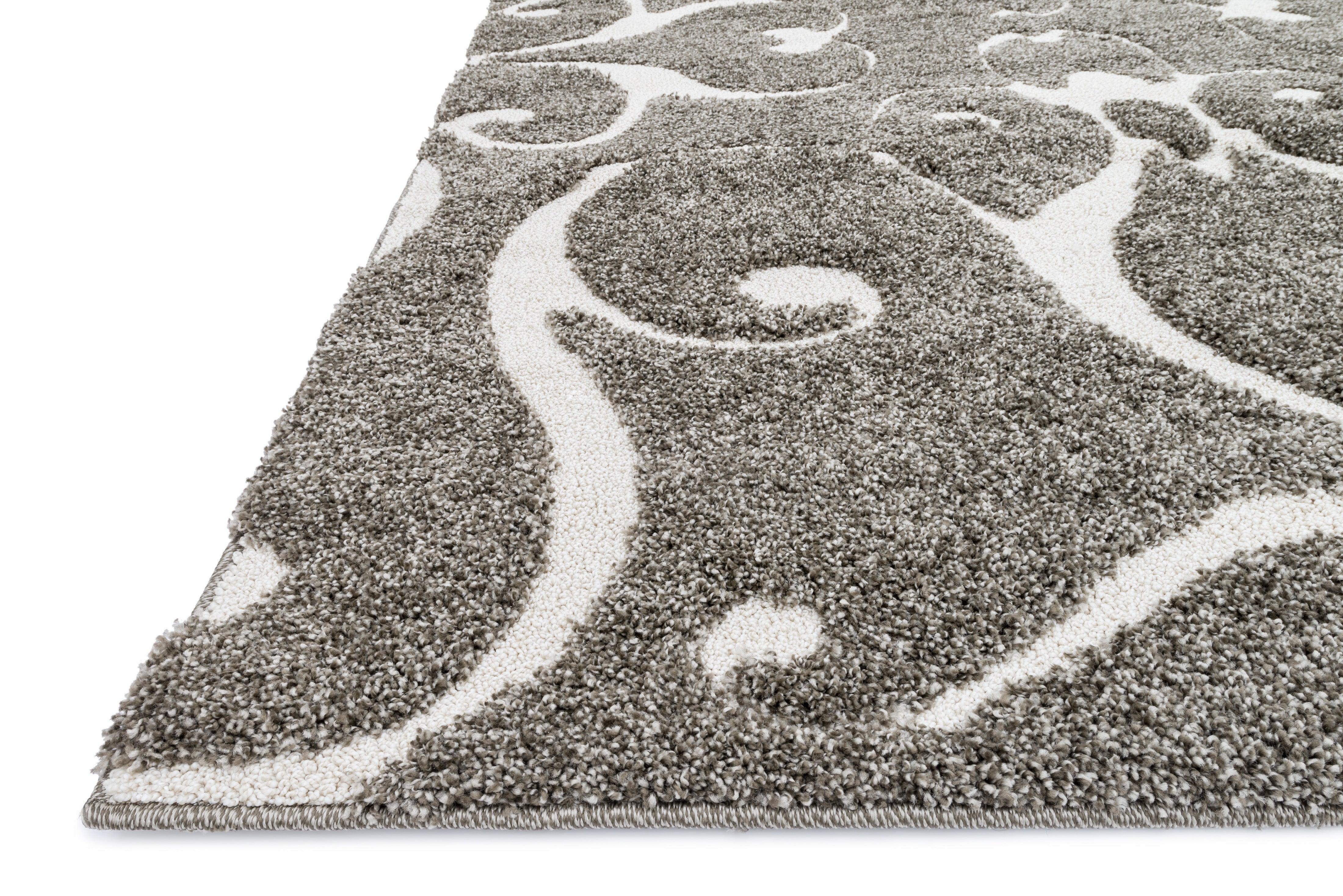 Loloi Enchant Smoke Square Rug RUGS - synthetic Loloi