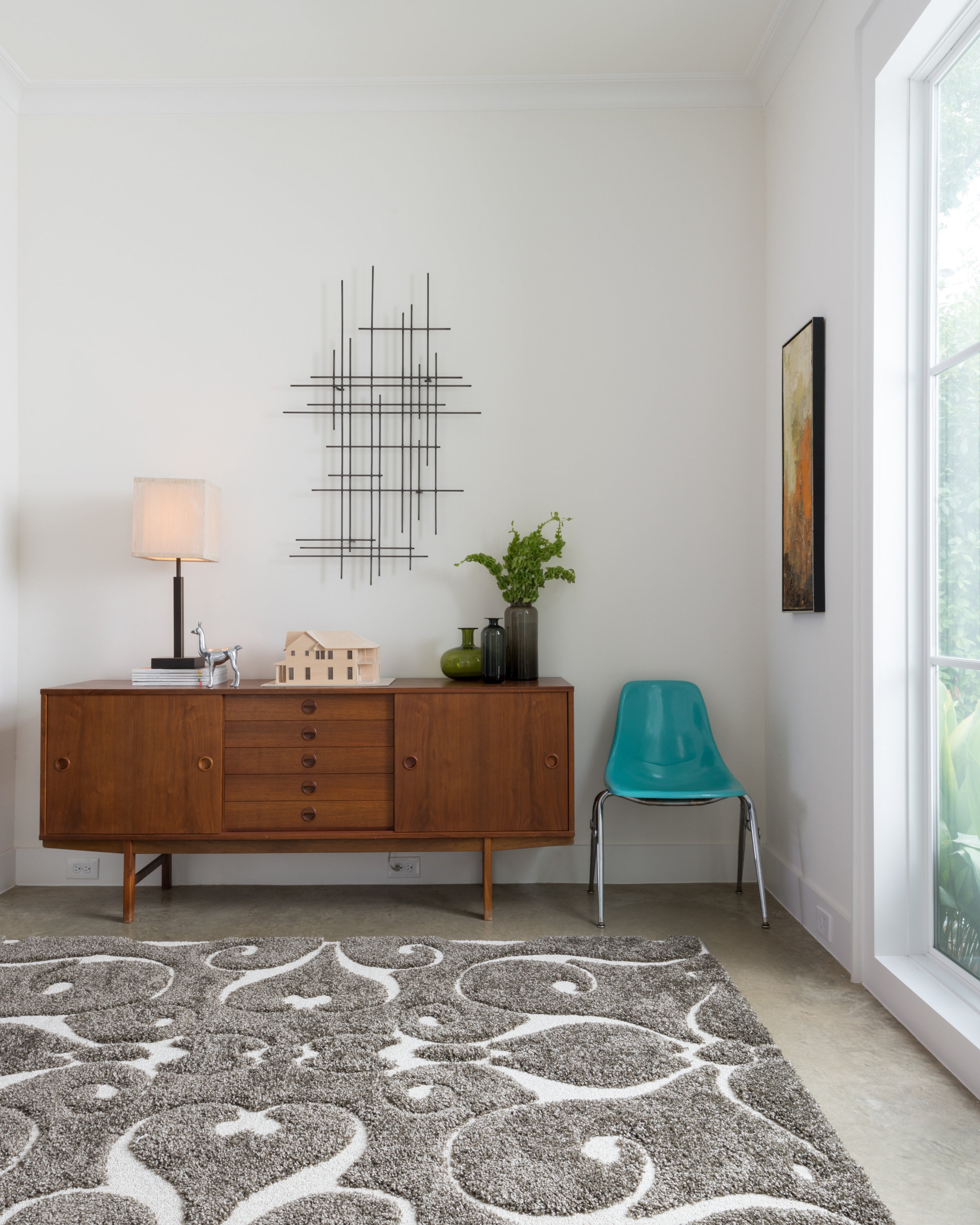 Loloi Enchant Smoke Rug RUGS - synthetic Loloi