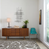 Loloi Enchant Smoke Square Rug RUGS - synthetic Loloi
