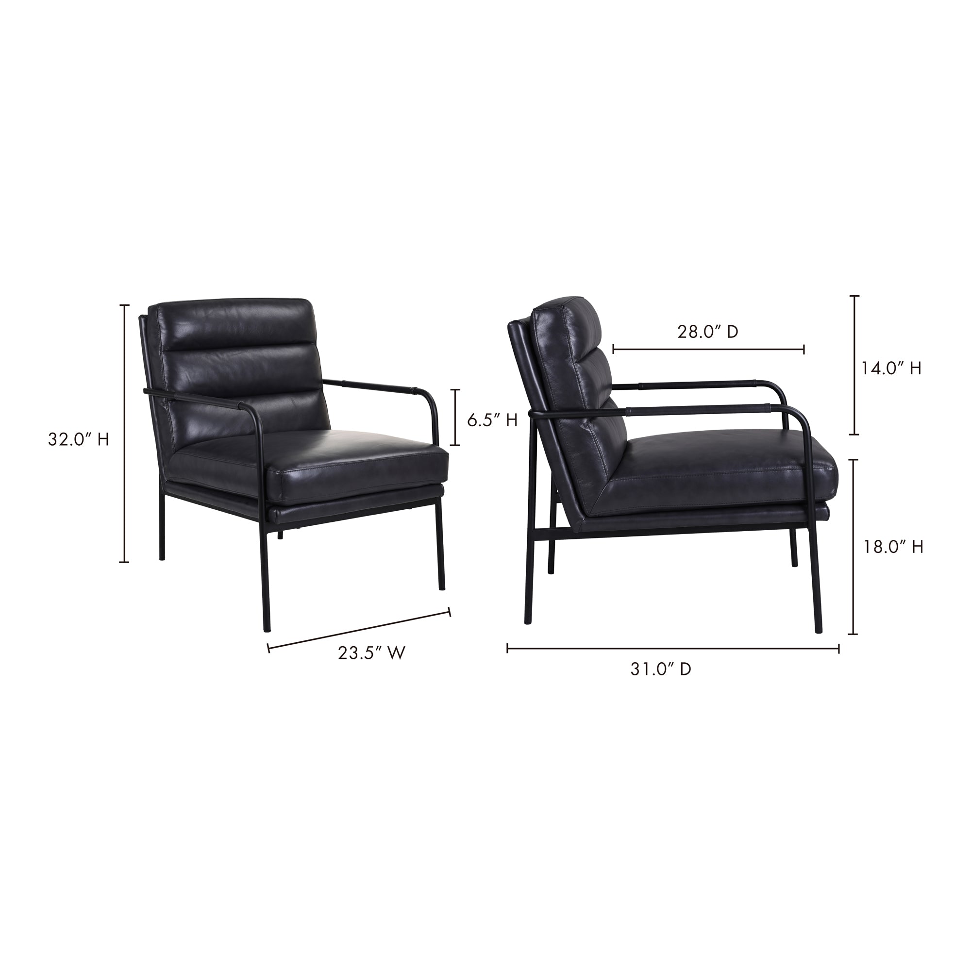 Verlaine Chair FURNITURE - accent chair Moe's Furniture
