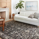 Loloi Estelle Charcoal / Grey Rug RUGS - synthetic Loloi